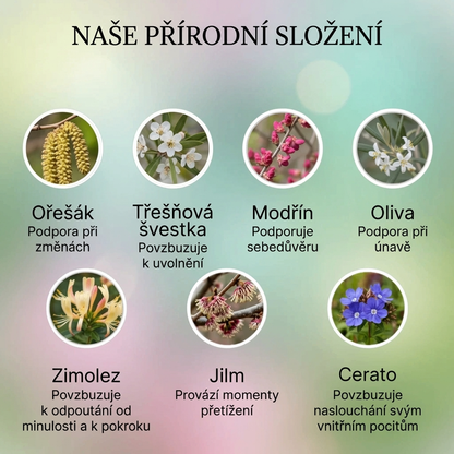 Bachovy květy na menopauzu – rovnováha & vnitřní komfort